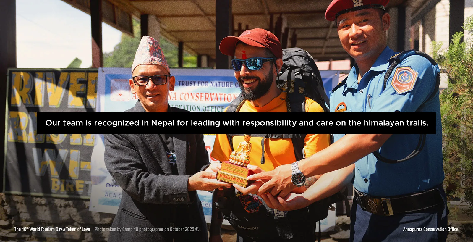 Camp 49 team recognized at Annapurna Conservation Office